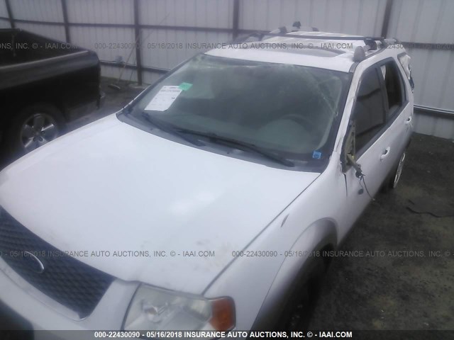 1FMDK05175GA02464 - 2005 FORD FREESTYLE SEL WHITE photo 6