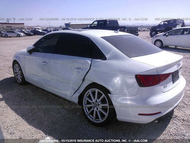 WAUBFGFF8F1048289 - 2015 AUDI A3 PREMIUM WHITE photo 3