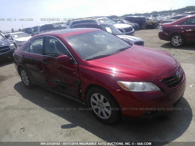 4T1BK46K17U047023 - 2007 TOYOTA CAMRY NEW GENERAT LE/XLE/SE RED photo 1