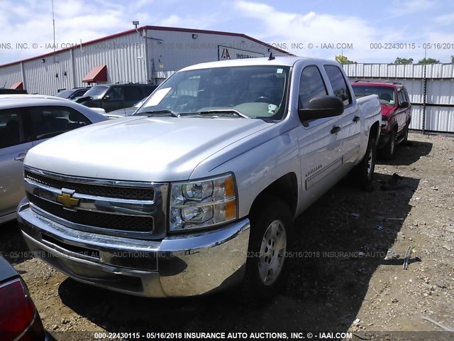 3GCPCREA5DG278227 - 2013 CHEVROLET SILVERADO C1500  LS SILVER photo 2