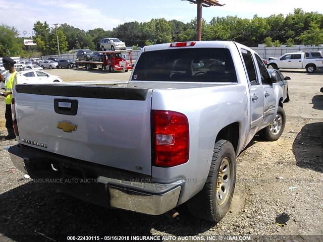 3GCPCREA5DG278227 - 2013 CHEVROLET SILVERADO C1500  LS SILVER photo 4