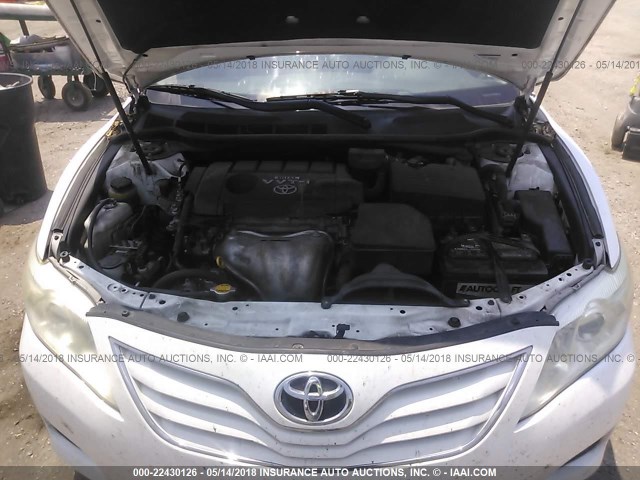 4T4BF3EKXAR065856 - 2010 TOYOTA CAMRY SE/LE/XLE 白色 照片 10