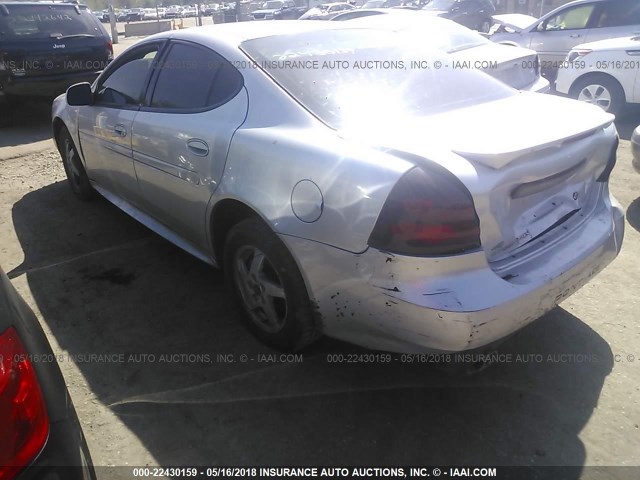 2G2WP522241349774 - 2004 PONTIAC GRAND PRIX GT GRAY photo 3