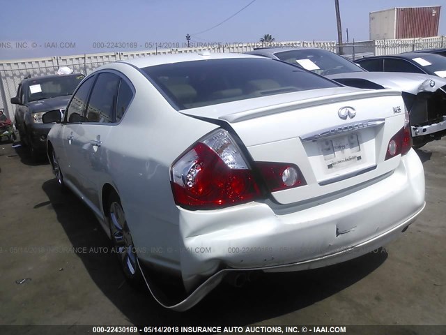 JNKAY01E27M308845 - 2007 INFINITI M35 SPORT WHITE photo 3