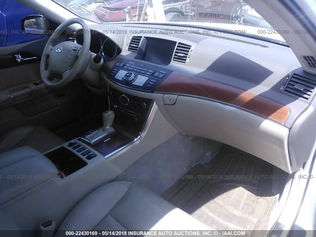 JNKAY01E27M308845 - 2007 INFINITI M35 SPORT WHITE photo 5