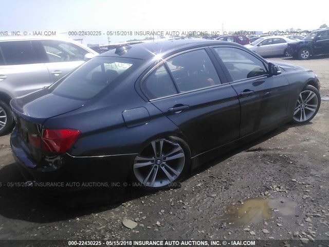 WBA3B5G55DNS01923 - 2013 BMW 328 XI SULEV BLACK photo 4