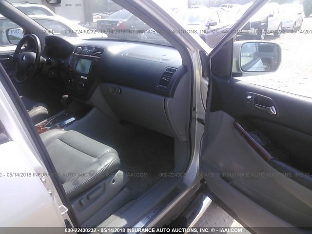 2HNYD18834H552434 - 2004 ACURA MDX TOURING SILVER photo 5