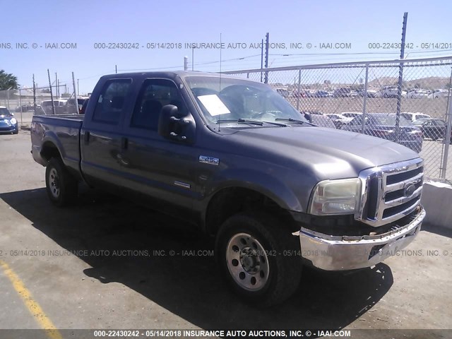 1FTSW21P66EA30789 - 2006 FORD F250 SUPER DUTY GRAY photo 1