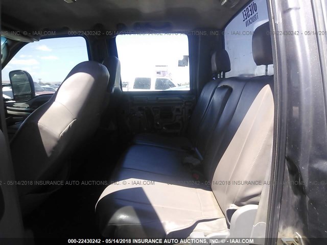 1FTSW21P66EA30789 - 2006 FORD F250 SUPER DUTY GRAY photo 8