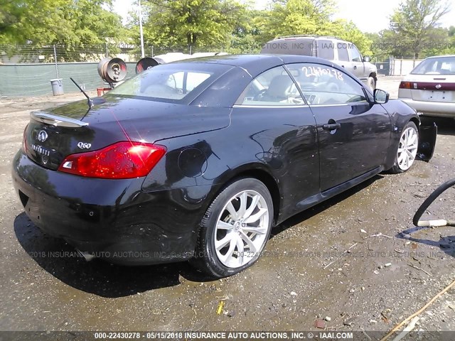 JN1CV6FE5EM900450 - 2014 INFINITI Q60 IPL BLACK photo 4