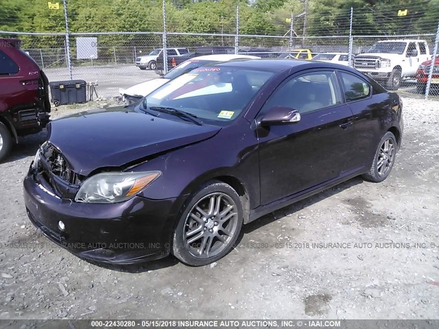 JTKDE167X90288922 - 2009 TOYOTA SCION TC 紫色 照片 2