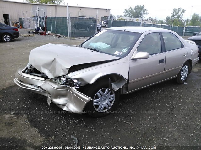 4T1BG22K71U058255 - 2001 TOYOTA CAMRY CE/LE/XLE GOLD photo 2