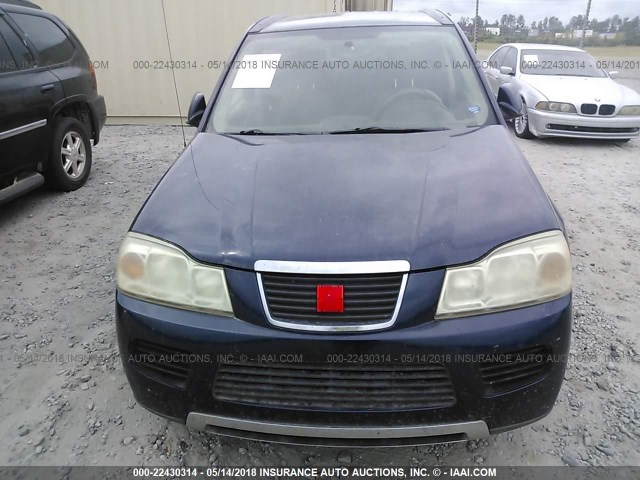 5GZCZ33Z87S846033 - 2007 SATURN VUE HYBRID BLUE photo 6