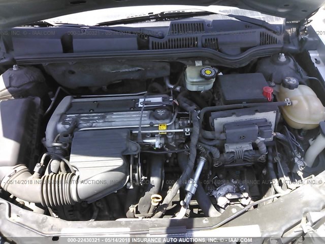 1G8AJ52F33Z139338 - 2003 SATURN ION LEVEL 2 SILVER photo 10