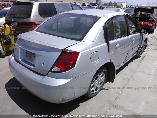 1G8AJ52F33Z139338 - 2003 SATURN ION LEVEL 2 SILVER photo 4