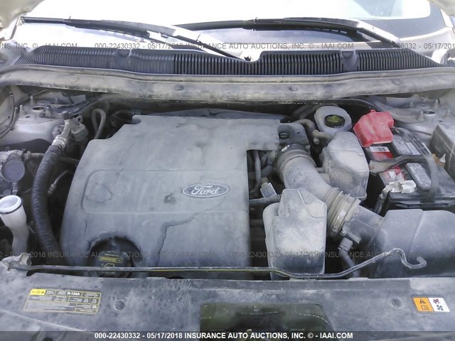 1FMHK8F84CGA24253 - 2012 FORD EXPLORER LIMITED 银色 照片 10