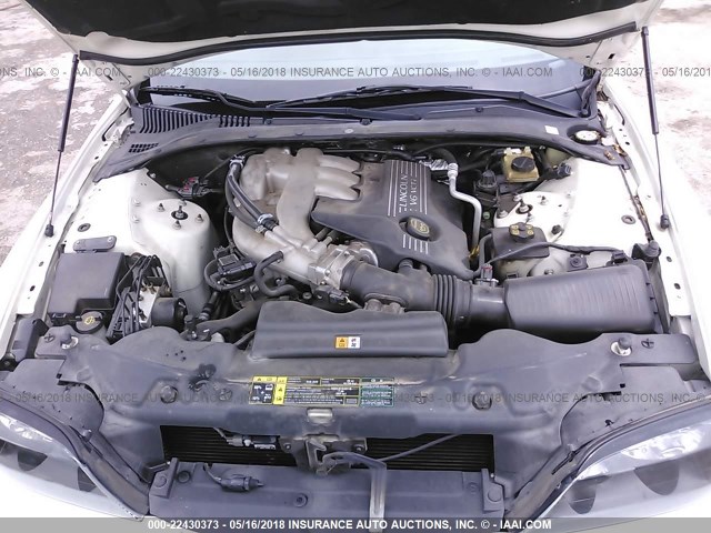 1LNHM86S04Y646186 - 2004 LINCOLN LS WHITE photo 10