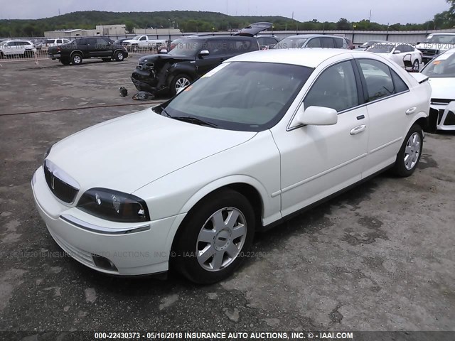1LNHM86S04Y646186 - 2004 LINCOLN LS WHITE photo 2