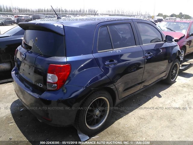 JTKKU10428J024949 - 2008 TOYOTA SCION XD BLUE photo 4