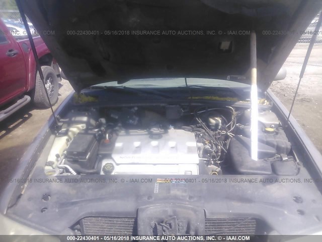 1G6KS54YX1U137041 - 2001 CADILLAC SEVILLE SLS GOLD photo 10