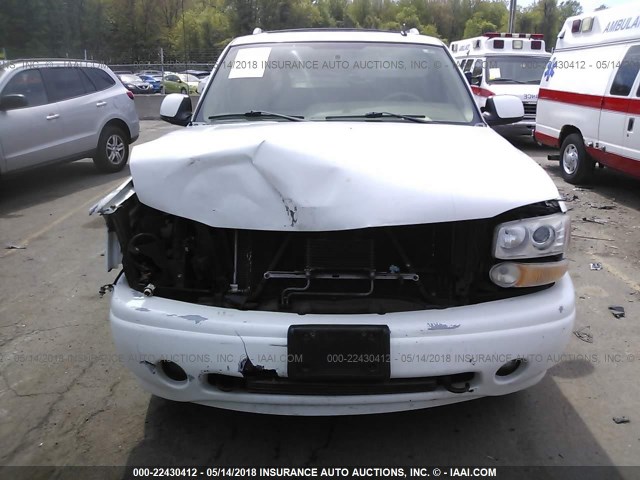 1GKFK66U26J108113 - 2006 GMC YUKON XL DENALI WHITE photo 6