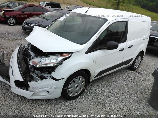 NM0LE6F77G1258930 - 2016 FORD TRANSIT CONNECT XLT WHITE photo 2