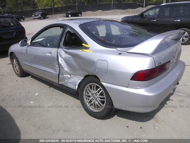 JH4DC4364YS010478 - 2000 ACURA INTEGRA GS SILVER photo 3