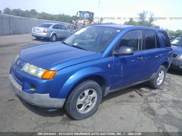 5GZCZ33D44S822165 - 2004 SATURN VUE BLUE photo 2