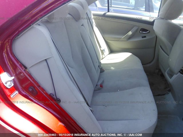4T1BE46K27U017682 - 2007 TOYOTA CAMRY NEW GENERAT CE/LE/XLE/SE RED photo 8