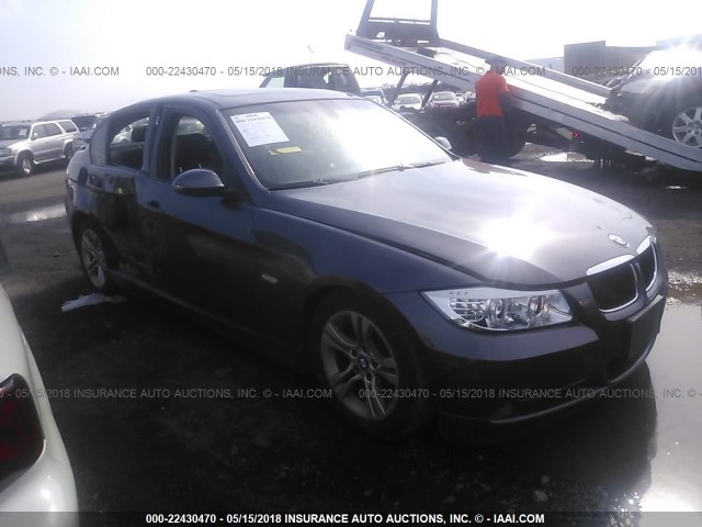 WBAVC57548NK78259 - 2008 BMW 328 I SULEV GRAY photo 1