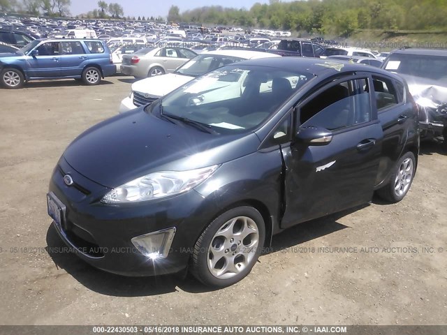 3FADP4FJ7BM116953 - 2011 FORD FIESTA SES GRAY photo 2