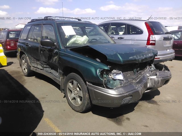 JF1SF6552WH708961 - 1998 SUBARU FORESTER S Yaşıl foto 1