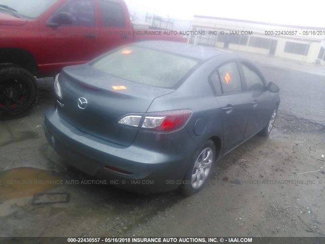 JM1BL1UF9C1590556 - 2012 MAZDA 3 I GREEN photo 4