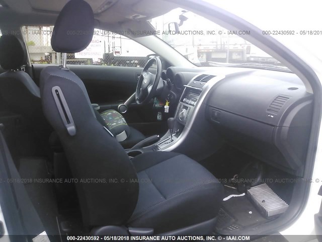 JTKDE167480253517 - 2008 TOYOTA SCION TC 白色 照片 5