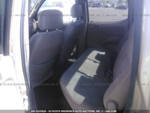 5TEGN92N31Z853409 - 2001 TOYOTA TACOMA DOUBLE CAB PRERUNNER GOLD photo 8