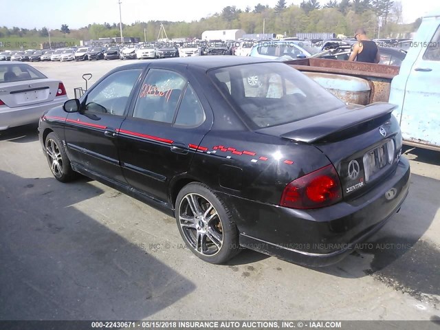 3N1AB51A66L602595 - 2006 NISSAN SENTRA SE-R SPEC V BLACK photo 3