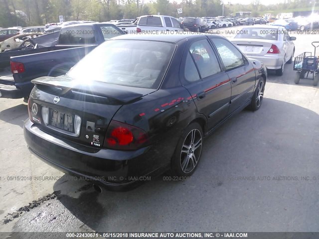 3N1AB51A66L602595 - 2006 NISSAN SENTRA SE-R SPEC V BLACK photo 4