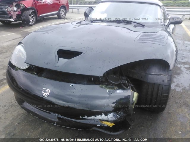 1B3ER65E9YV604620 - 2000 DODGE VIPER RT-10 BLACK photo 6