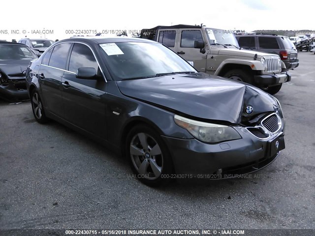 WBANF33597CW70147 - 2007 BMW 525 XI Մոխրագույն լուսանկար 1