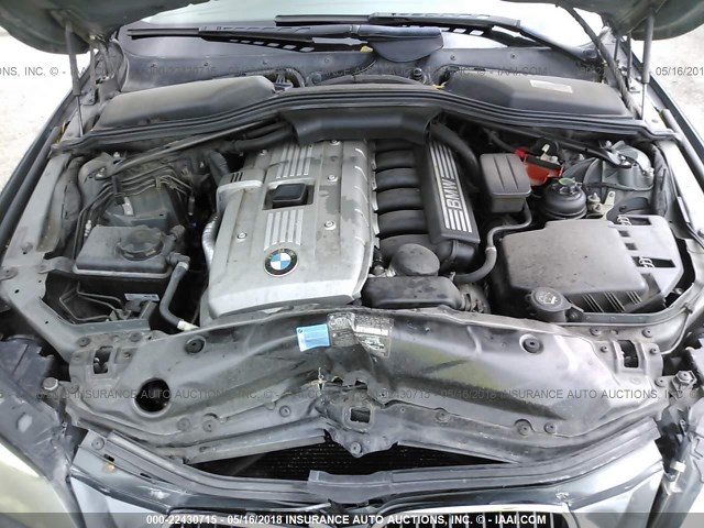 WBANF33597CW70147 - 2007 BMW 525 XI Մոխրագույն լուսանկար 10