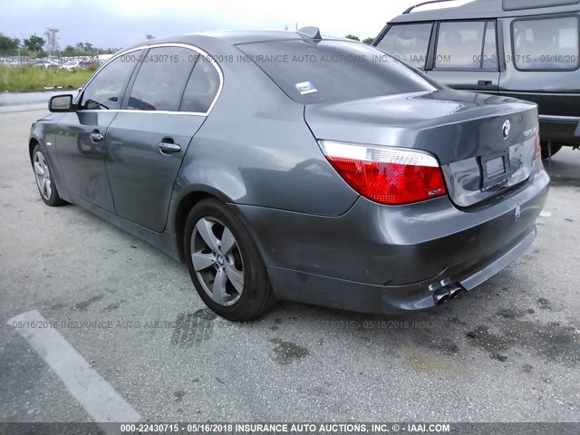 WBANF33597CW70147 - 2007 BMW 525 XI Մոխրագույն լուսանկար 3