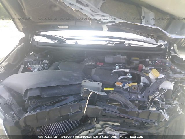 JF2GPADC6G8245239 - 2016 SUBARU CROSSTREK PREMIUM შავი ფოტო 10