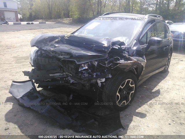 JF2GPADC6G8245239 - 2016 SUBARU CROSSTREK PREMIUM შავი ფოტო 2