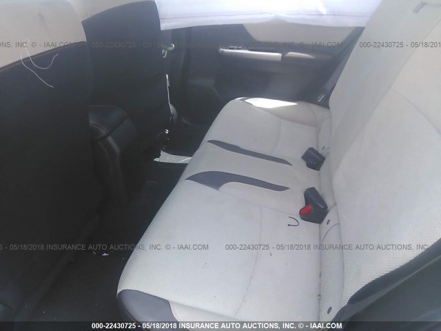 JF2GPADC6G8245239 - 2016 SUBARU CROSSTREK PREMIUM შავი ფოტო 8