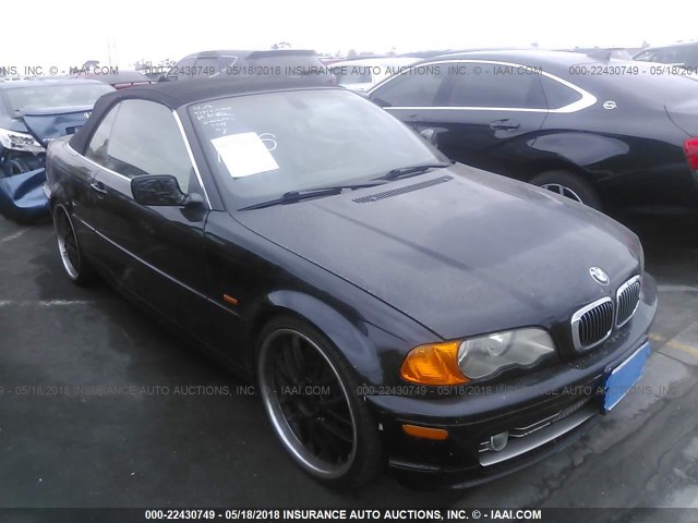 WBABS53491EV87444 - 2001 BMW 330 CI BLACK photo 1