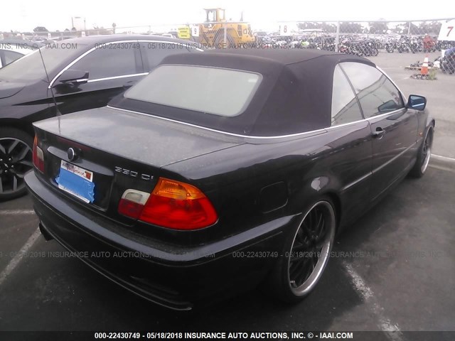 WBABS53491EV87444 - 2001 BMW 330 CI BLACK photo 4