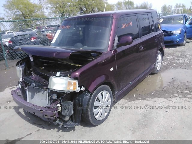JTLKT324240162370 - 2004 TOYOTA SCION XB მუქწითელი ფოტო 2