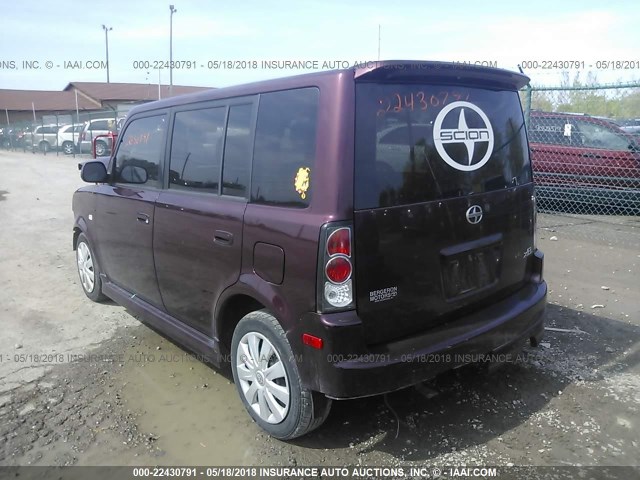 JTLKT324240162370 - 2004 TOYOTA SCION XB მუქწითელი ფოტო 3