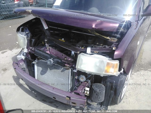 JTLKT324240162370 - 2004 TOYOTA SCION XB მუქწითელი ფოტო 6