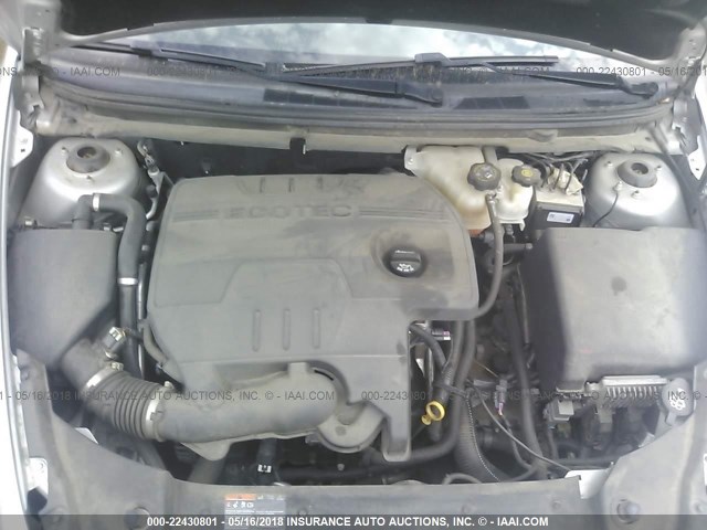 1G1ZC5E04CF331632 - 2012 CHEVROLET MALIBU 1LT 银色 照片 10